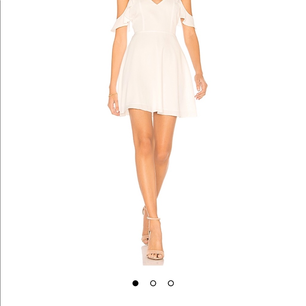 NEVER WORN short white dress from revolve.com
